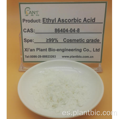 Acido 3-O-etil ascórbico para blanquear la piel CAS 86404-04-8